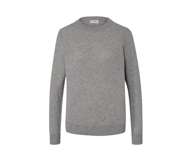 Tchibo - Feinstrickpullover mit Cashmere - Damen - Gr. L - grau