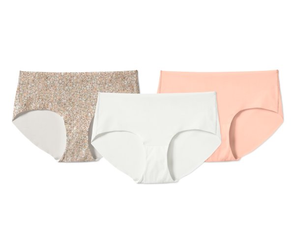 Tchibo - 3 Magic-Cut-Pantys - Damen - Gr. L - weiß