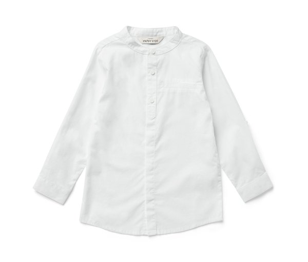 Tchibo - Kinder-Hemd - Jungen - Gr. 110/116 - weiß