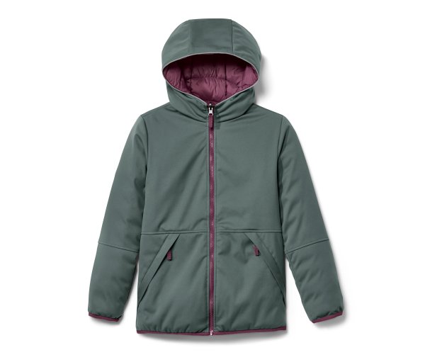 Tchibo - 2-in-1-Kinder-Softshell-und-Steppjacke - Herren - Gr. 122/128 - magenta
