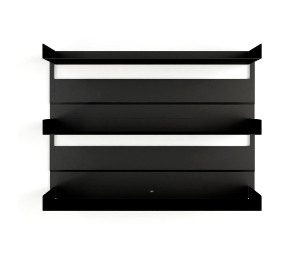 Tchibo - Wandregal »Aris« - 85x35x20cm - schwarz - Blech