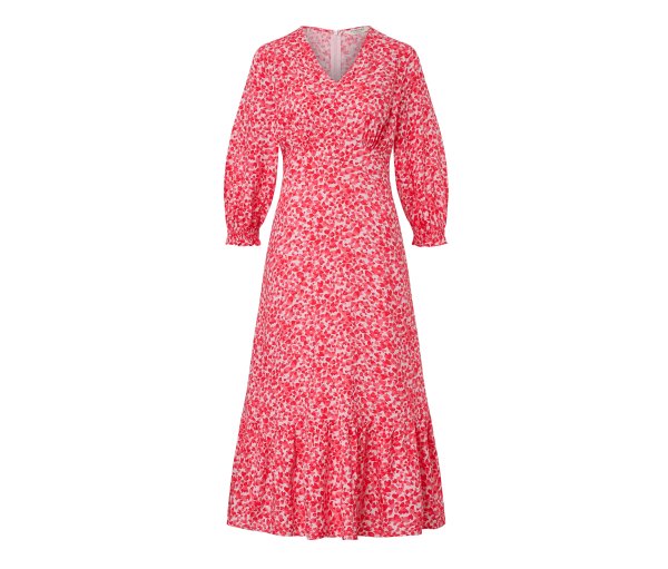 Tchibo - Maxikleid mit Print - Damen - Gr. 36 - pink