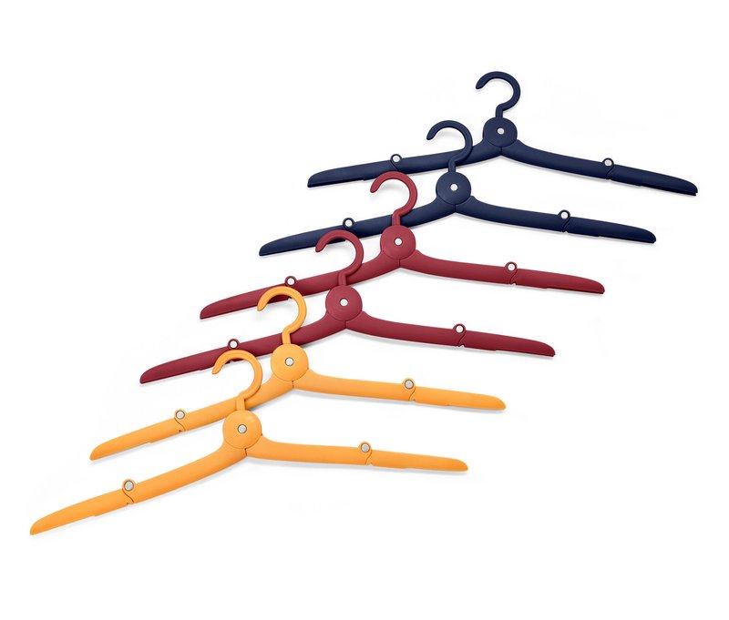 Tchibo - 6 faltbare Reisebügel - orange