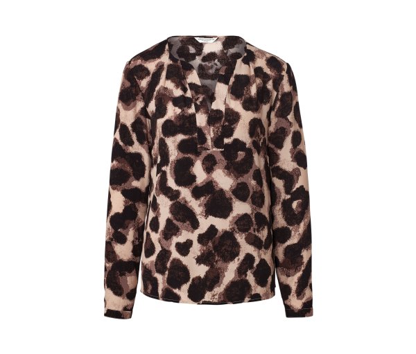 Tchibo - Bedruckte Bluse - Damen - Gr. 42 - schwarz/print