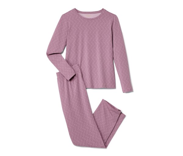 Tchibo - Pyjama - Damen - Gr. L - lila