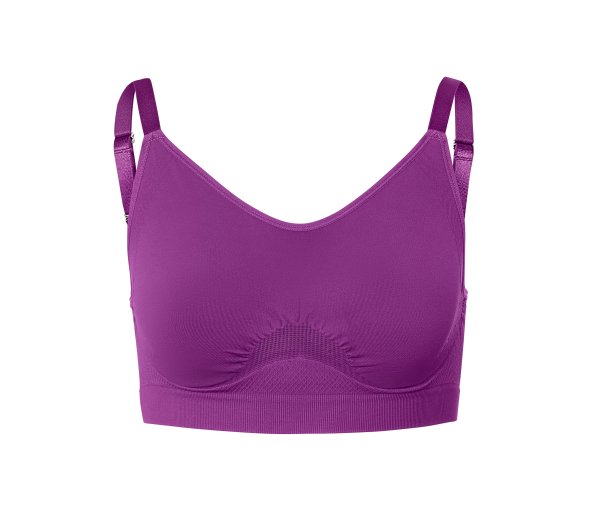 Tchibo - Seamless-Sport-BH - Damen - Gr. L - dunkelrosa