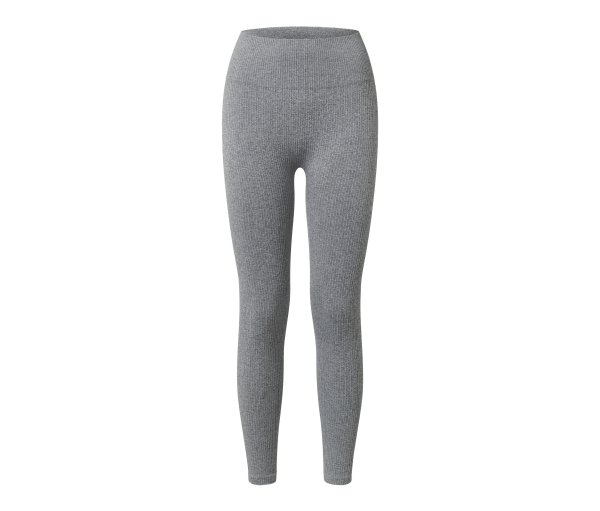 Tchibo - 7/8-Seamless-Funktions-Sporttight - Damen - Gr. L - grau