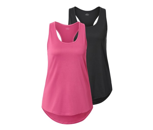 Tchibo - 2 Funktionstops - Damen - Gr. XS - anthrazit