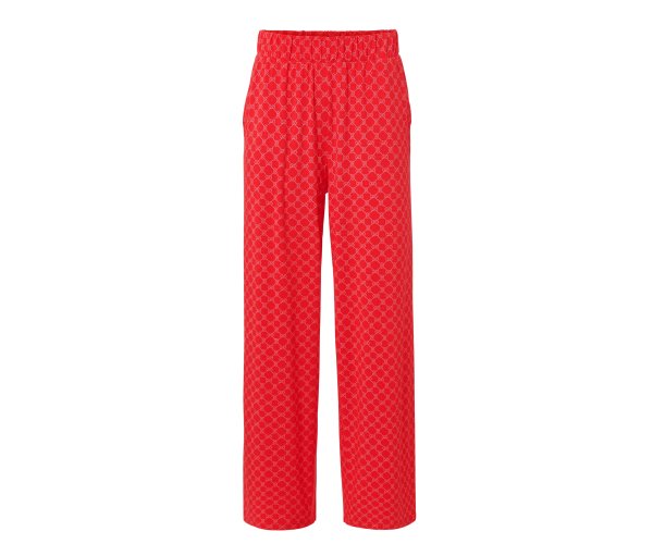 Tchibo - Bedruckte Palazzohose - Damen - Gr. S - creme/print