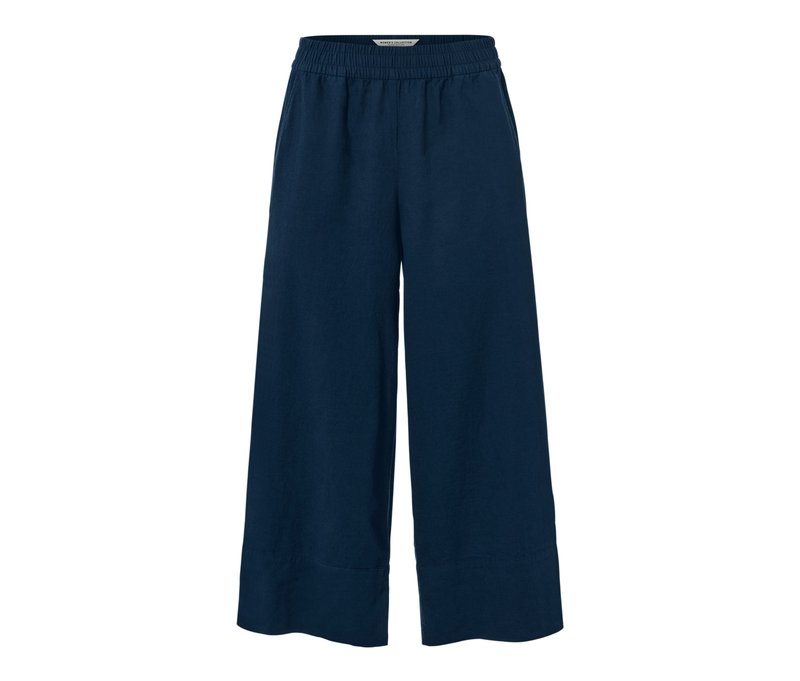 Tchibo - Palazzohose aus Leinenmix - Damen - Gr. 40 - dunkelblau