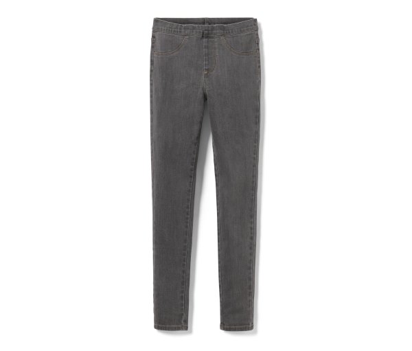 Tchibo - Kinder-Treggings – Fit »Jule« - Mädchen - Gr. 170/176 - grau
