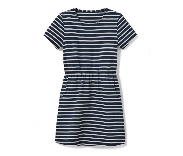 Tchibo - Kinder-Jerseykleid - Mädchen - Gr. 158/164 - dunkelblau