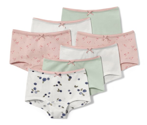 Tchibo - 7 Kleinkind-Pantys - Mädchen - Gr. 86/92 - mintgrün