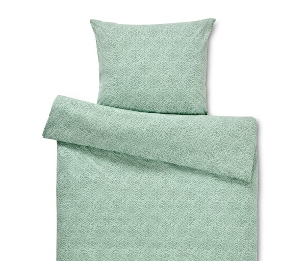 Tchibo - Jersey-Bettwäsche - hellgrün