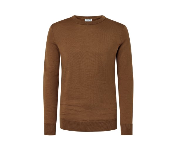 Tchibo - Merino-Pullover - Herren - Gr. S - cognac