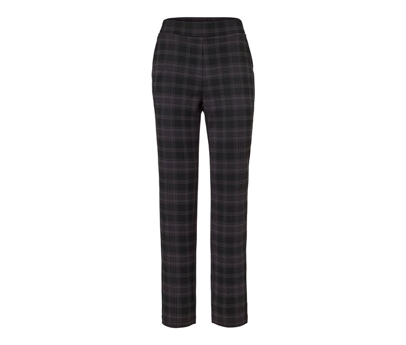 Tchibo - Karierte Joggpants - Damen - Gr. XXL - anthrazit/jacquard