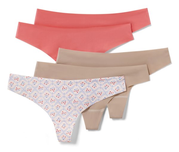 Tchibo - 5 Magic-Cut-Strings - Damen - Gr. XS - apricot