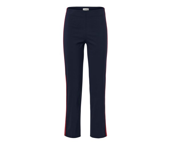 Tchibo - Stretchhose mit Galonstreifen - Damen - Gr. 36 - dunkelblau
