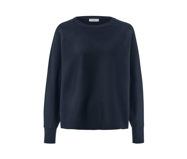 Tchibo - Feinstrickpullover mit Fledermausarm - Damen - Gr. S - dunkelblau