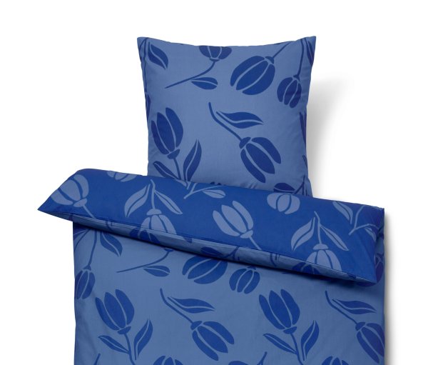 Tchibo - Renforcé-Bettwäsche - blau