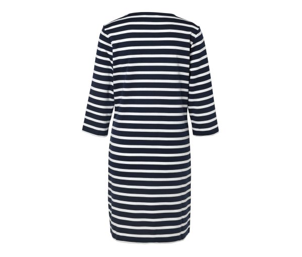 Tchibo - Gestreiftes Sweatkleid - Damen - Gr. XL - dunkelblau/gestreift