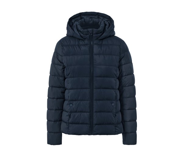 Tchibo - Steppjacke mit Kapuze - Damen - Gr. 38 - dunkelblau