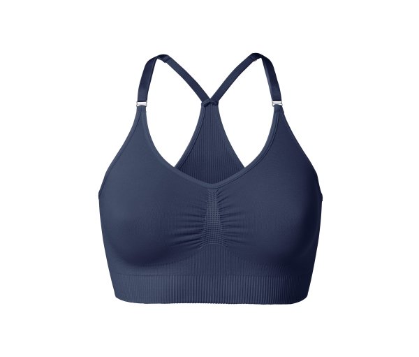Tchibo - Seamless-Sport-Bustier - Damen - Gr. S - dunkelblau