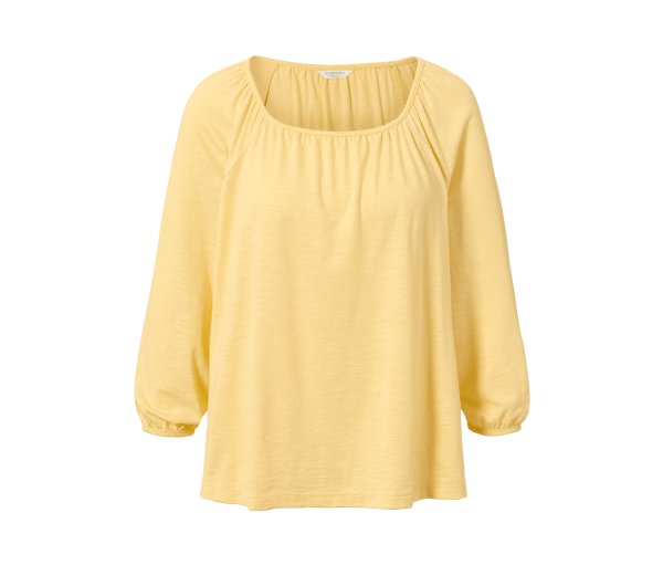 Tchibo - Blusenshirt mit 3/4-Arm - Damen - Gr. S - gelb