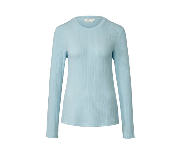 Tchibo - Langarmshirt - Damen - Gr. S - hellblau