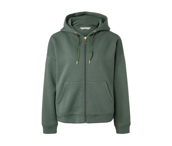 Tchibo - Lounge-Jacke - Damen - Gr. L - dunkelgrün