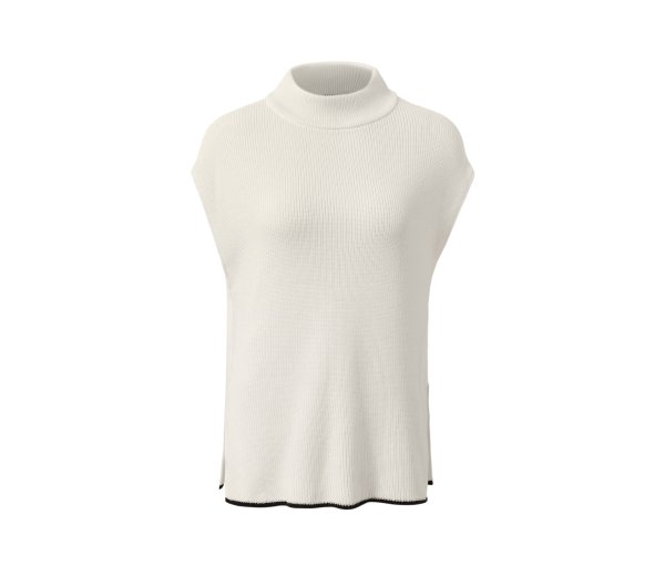 Tchibo - Strick-Pullunder - Damen - Gr. L - creme