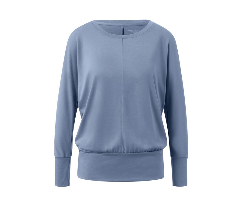 Tchibo - Sport-und-Yogashirt - Damen - Gr. S - blau
