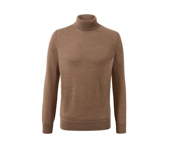 Tchibo - Merino-Rollkragenpullover - Herren - Gr. L - braun