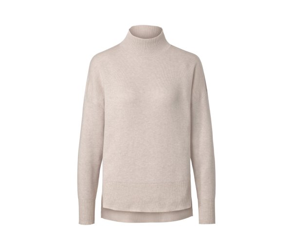 Tchibo - Strickpullover mit Stehkragen - Damen - Gr. XS - beige