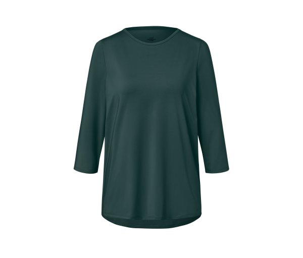 Tchibo - Funktionsshirt mit 3/4-Ärmel - Damen - Gr. M - dunkelgrün