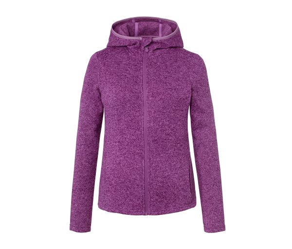 Tchibo - Strickfleece-Jacke - Damen - Gr. XS - dunkelrosa