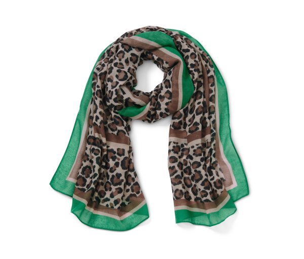 Tchibo - Bedruckter Webschal - schwarz