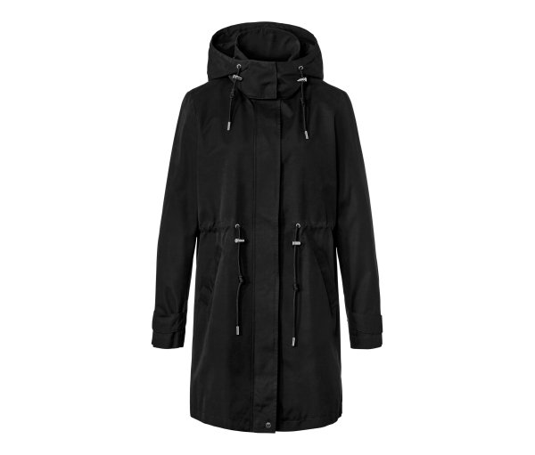 Tchibo - Parka mit Kapuze - Damen - Gr. 36 - schwarz