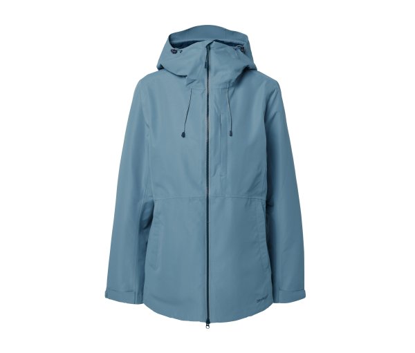 Tchibo - Funktions-Outdoorjacke - Damen - Gr. 40 - graublau