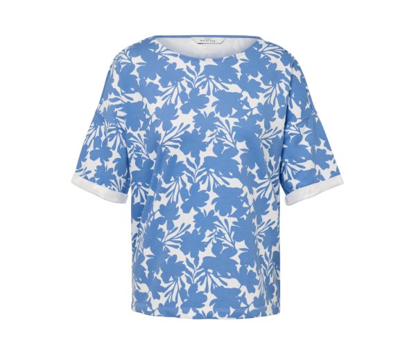 Tchibo - Bedrucktes Sweatshirt - Damen - Gr. L - creme/geblümt