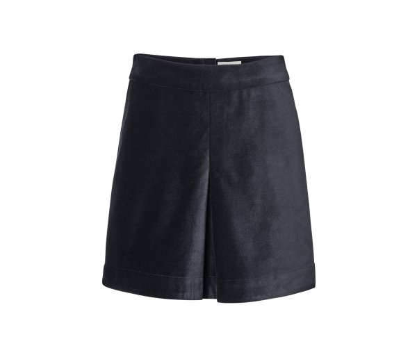 Tchibo - Kurzer Samtrock - Damen - Gr. 36 - schwarz