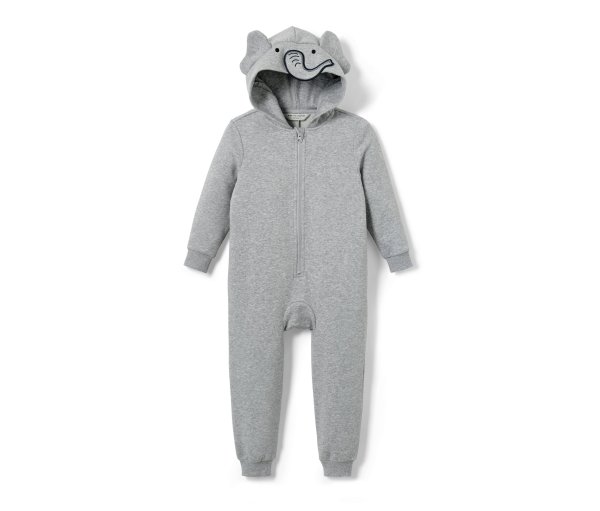 Tchibo - Kinder-Lounge-Overall - Herren - Gr. 134/140 - grau