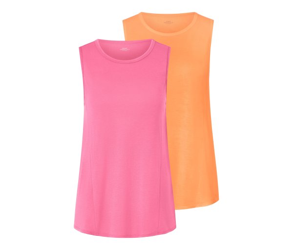 Tchibo - 2 Sport-Tops - Damen - Gr. XXL - pink