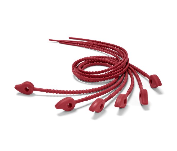 Tchibo - 6 Silikonbänder - rot