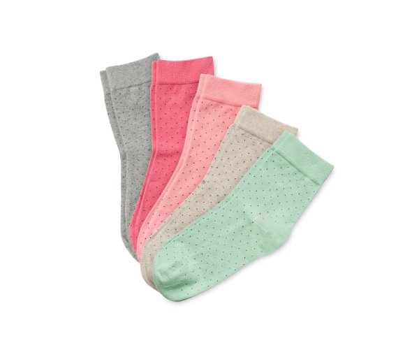 Tchibo - 5 Paar Socken - Damen - Gr. 39-42 - weiß