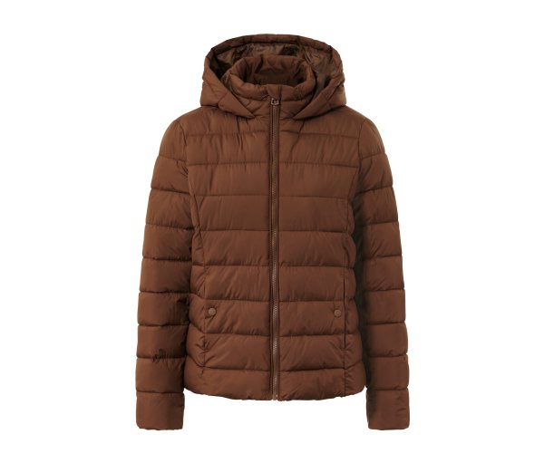Tchibo - Steppjacke mit Kapuze - Damen - Gr. 40 - cognac