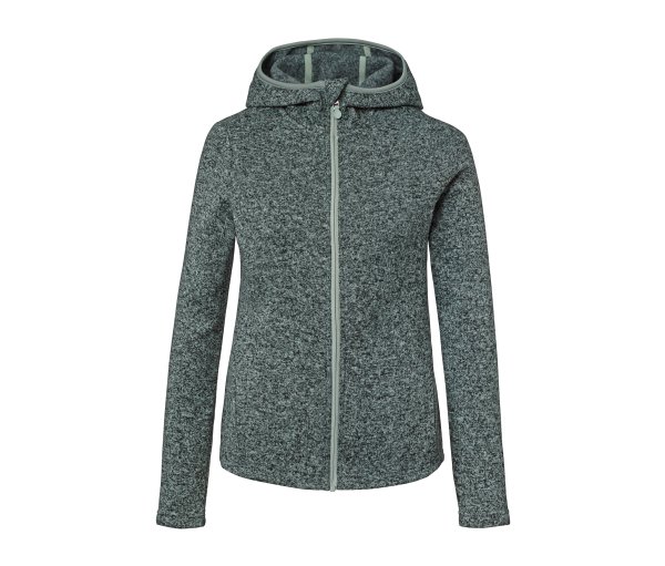 Tchibo - Strickfleece-Jacke - Damen - Gr. XL - dunkelgrün