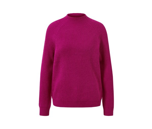Tchibo - Strickpullover mit Stehkragen - Damen - Gr. M - pink
