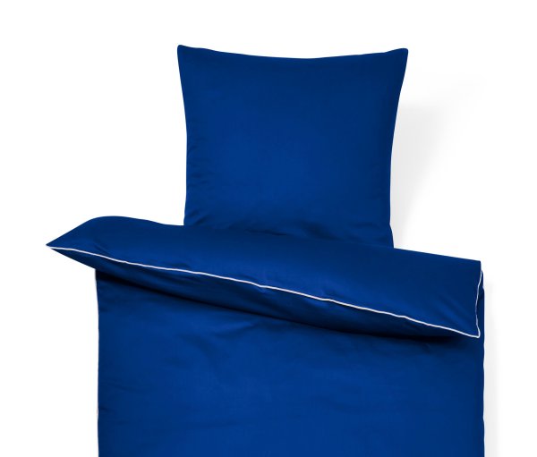 Tchibo - Satin-Bettwäsche - blau