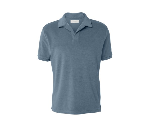 Tchibo - Frottee-Poloshirt - Herren - Gr. L - blaugrau